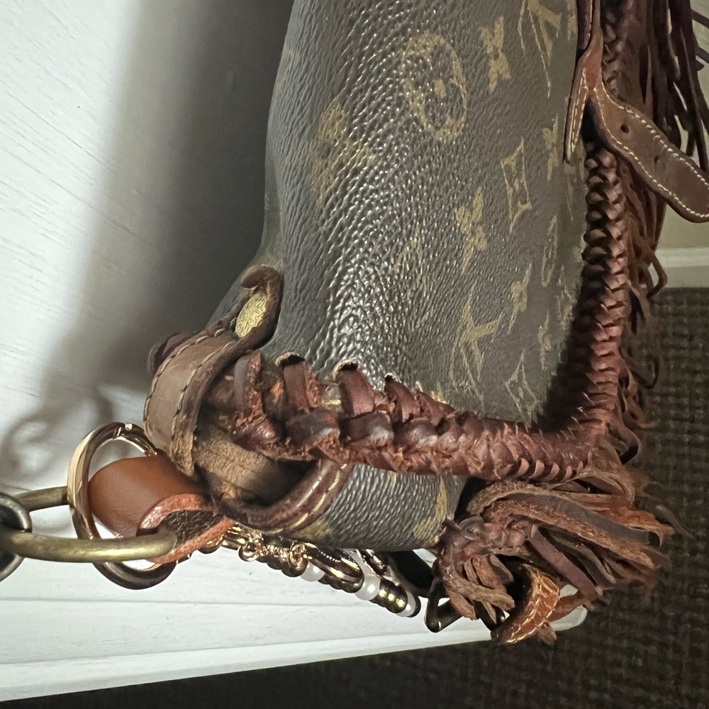 Louis Vuitton Brown Crossbody Bag with Fringe - Picture 10 of 16